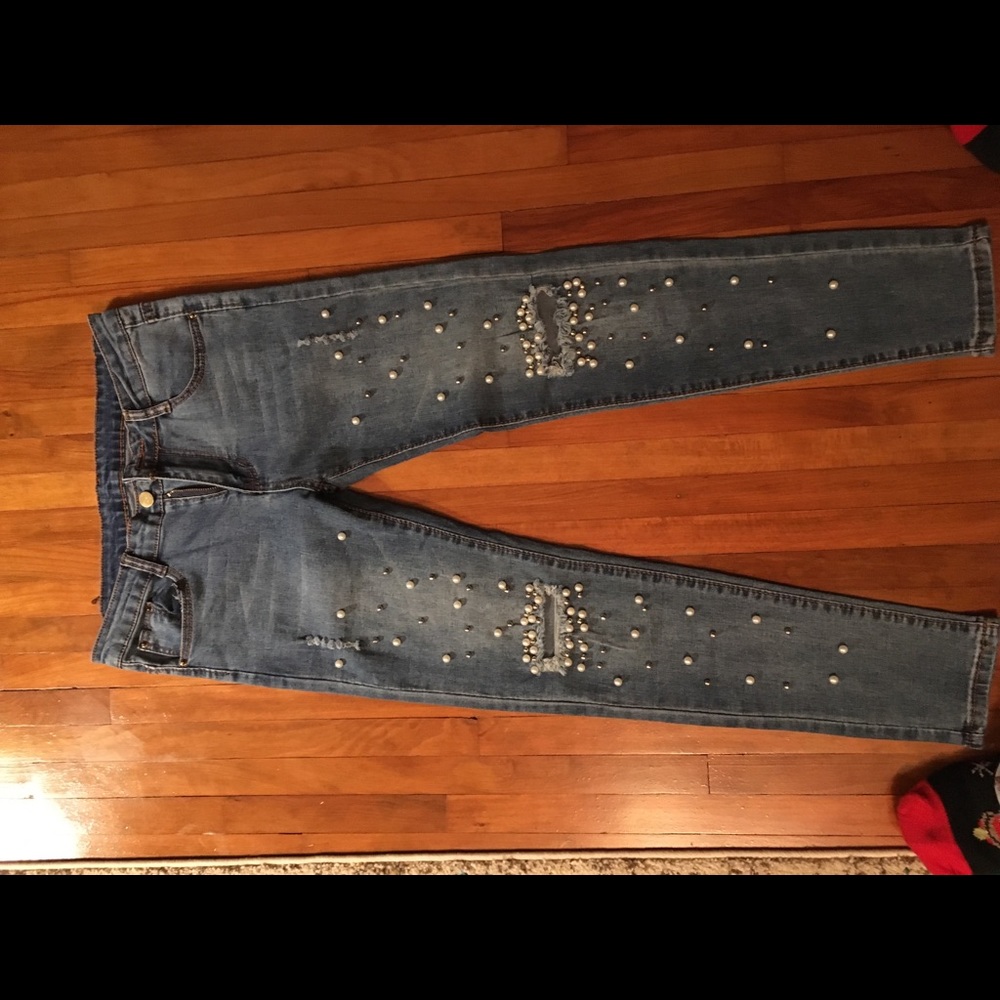 Not your mothers pearls jeans